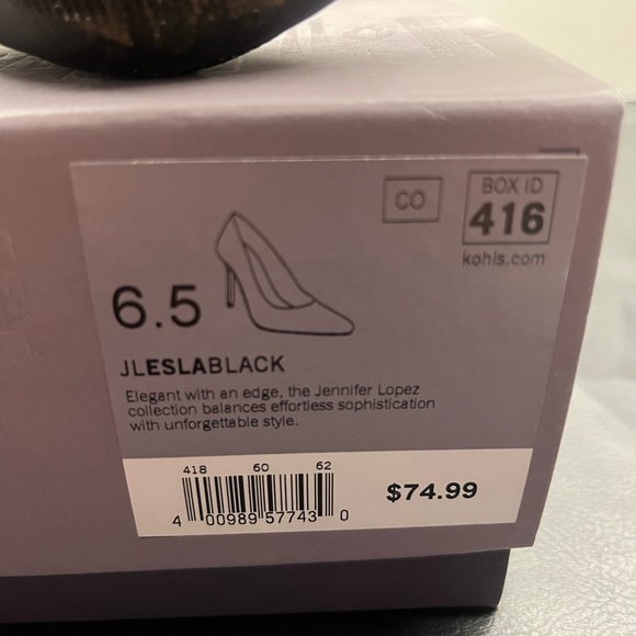 Jennifer Lopez Heels - Size 6.5 - Worn once/like new in box - Picture 10 of 10